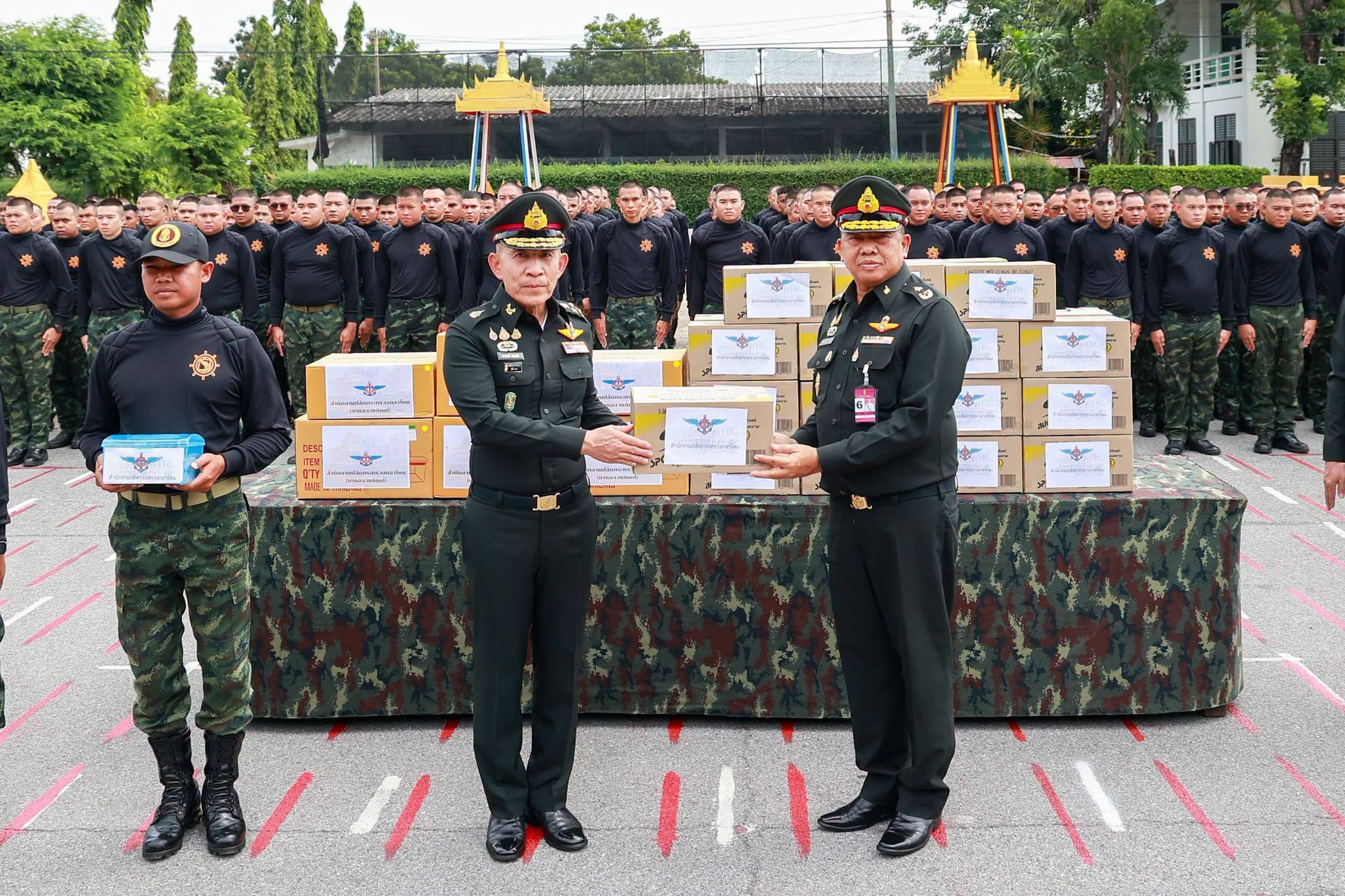 ปลัดกระทรวงกลาโหมตรวจเยี่ยมการซักซ้อมการจัดขบวนพระบรมราชอิสริยยศ