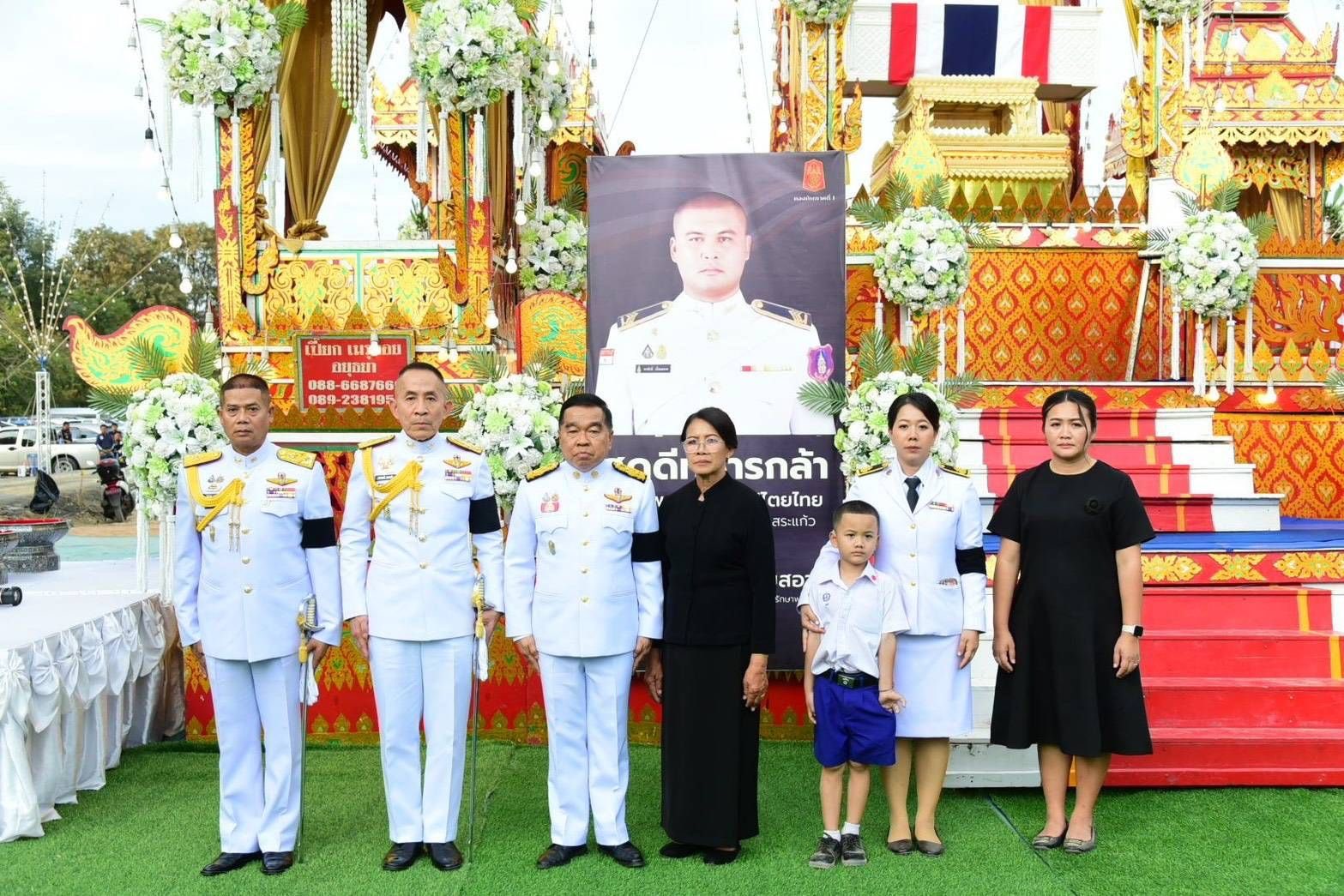 ปลัดกระทรวงกลาโหมร่วมพิธีพระราชทานเพลิงศพทหารหาญอย่างสมเกียรติสูงสุด สดุดีวีรชนผู้กล้า ผู้ยอมสละชีพเพื่อผืนแผ่นดินไทย