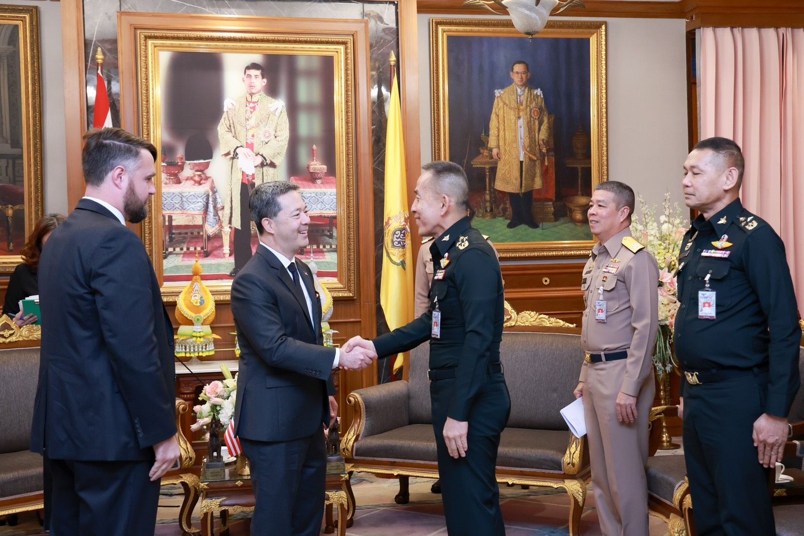 ผู้ช่วยทูตทหารสหรัฐฯ ประจำกรุงเทพฯ และคณะ เข้าเยี่ยมคำนับ ปลัดกระทรวงกลาโหม
