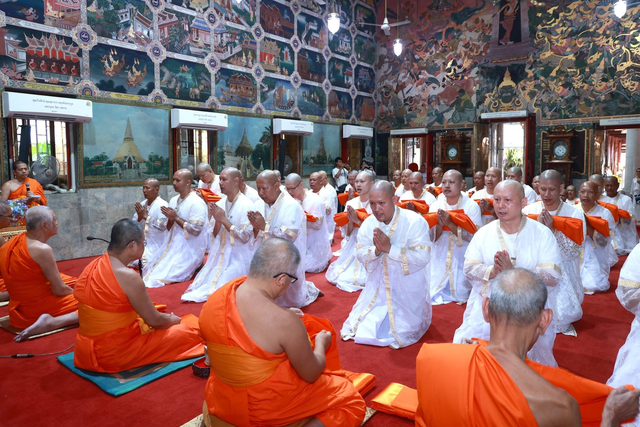 สำนักงานปลัดกระทรวงกลาโหมจัดอุปสมบทหมู่ถวายเป็นพระราชกุศล น้อมสำนึกในพระมหากรุณาธิคุณ