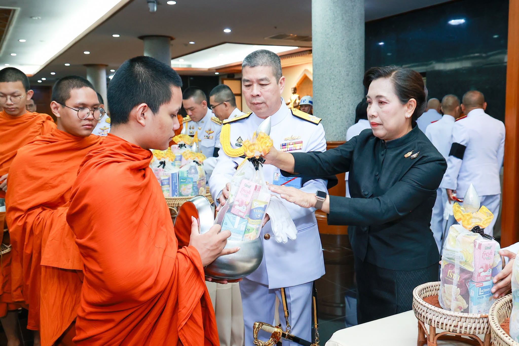 พิธีบำเพ็ญพระราชกุศลปัณรสมวาร ครบ ๑๕ วัน เพื่อถวายเป็นพระราชกุศลและน้อมรำลึกในพระกรุณาธิคุณ